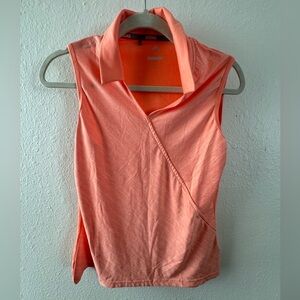 Adidas Women's Coral Golf Sleeveless Top